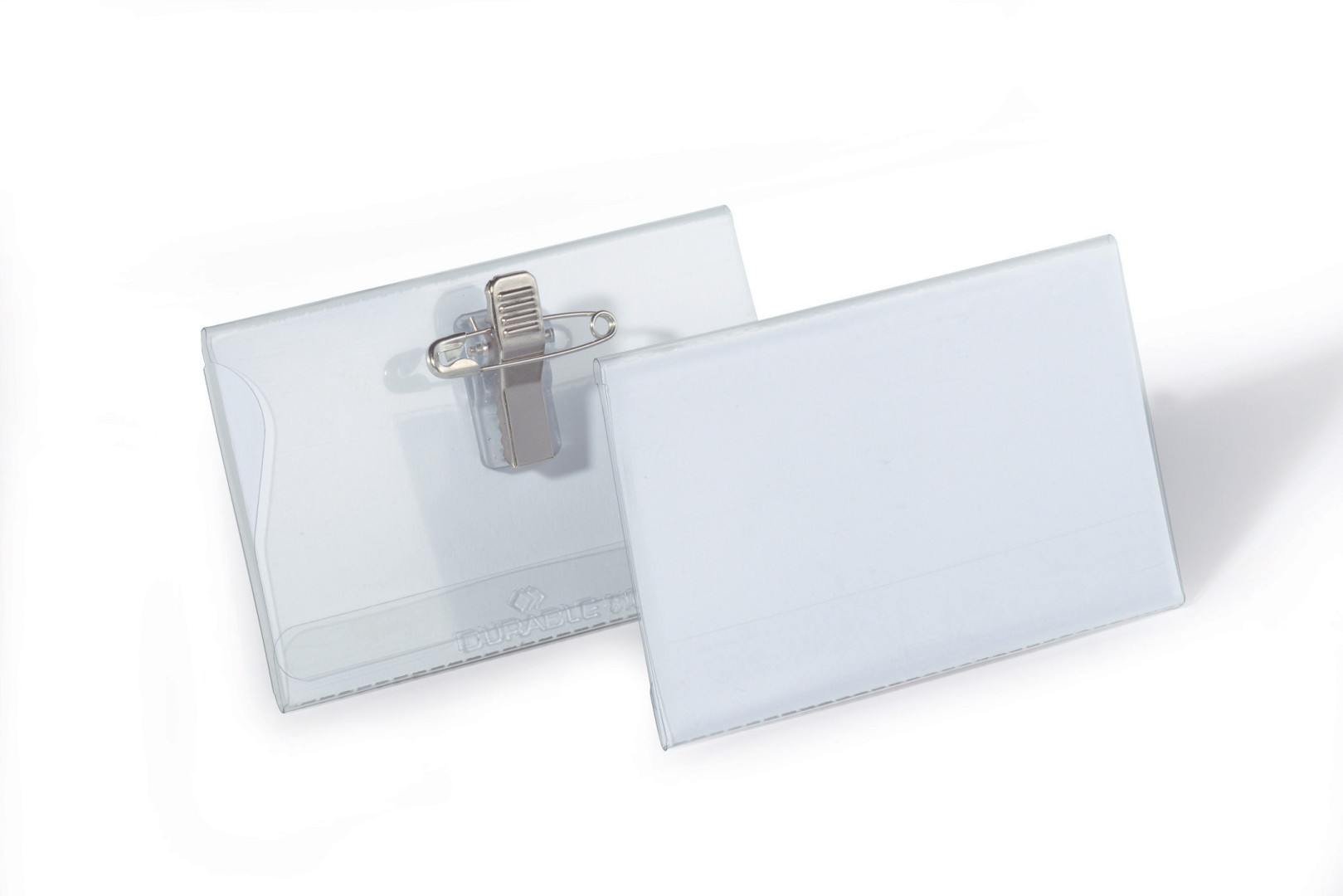 Identyfikator 54 x 90 mm z kombi-klipem	przezroczysty (1szt.) 8101-19 Durable